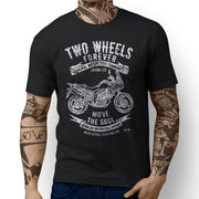 JL Soul Illustration For A Suzuki V Strom 650 2015 Motorbike Fan T-shirt