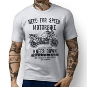 JL* Speed Illustration For A BMW R1200GS Adventure 2013 Motorbike Fan T-shirt