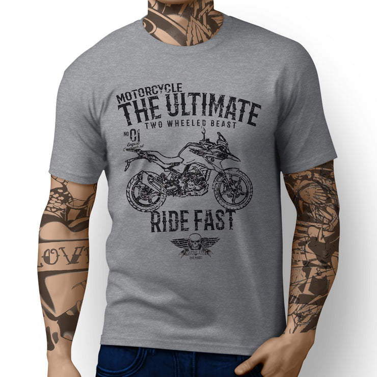 JL Ultimate Illustration For A BMW G310GS Motorbike Fan T-shirt