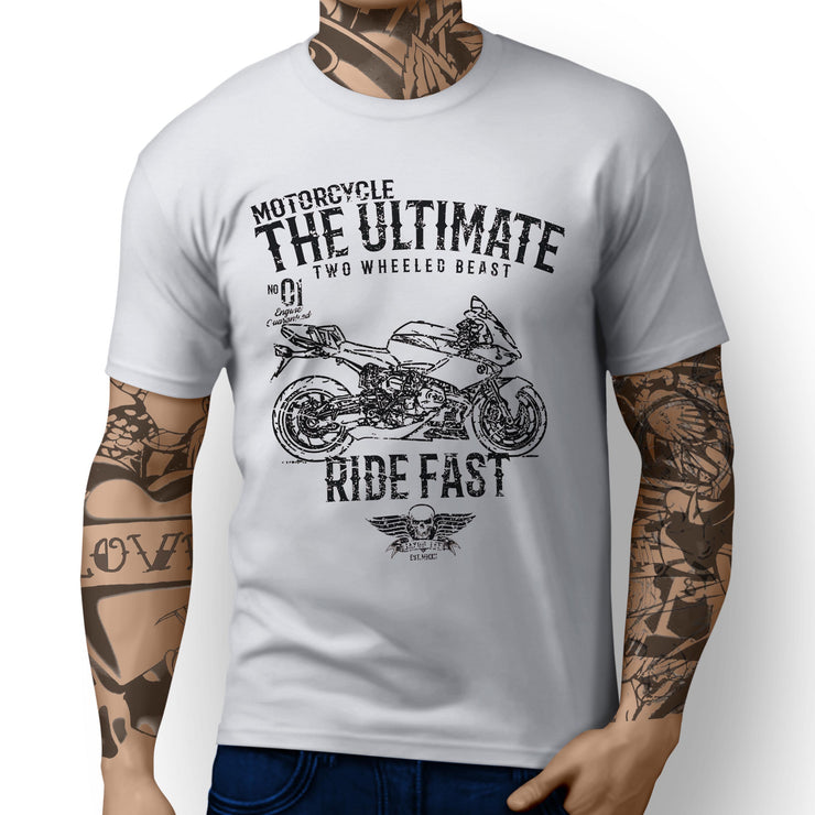 JL Ultimate Illustration For A BMW HP2 Sport Motorbike Fan T-shirt