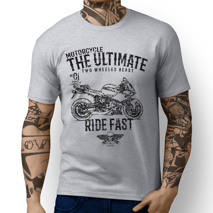 JL Ultimate Illustration For A BMW HP2 Sport Motorbike Fan T-shirt
