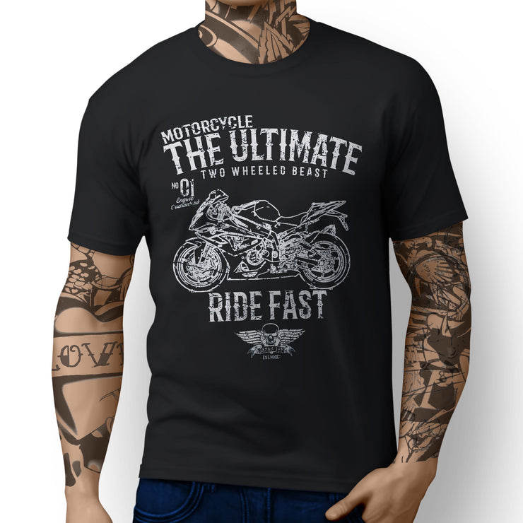 JL Ultimate Illustration For A BMW HP4 Motorbike Fan T-shirt