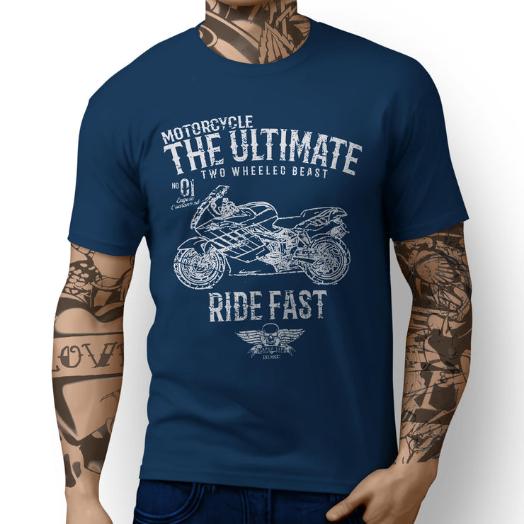 JL Ultimate Illustration For A BMW K1200S Motorbike Fan T-shirt
