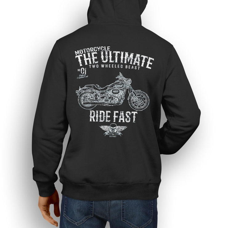 JL Ultimate Art Hood aimed at fans of Harley Davidson Low Rider Motorbike