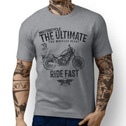 JL Ultimate Illustration For A Honda Rebel 300 Motorbike Fan T-shirt