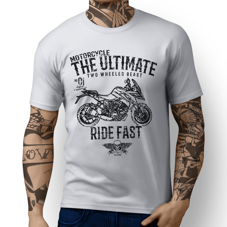 JL Ultimate illustration for a KTM Super Duke GT Motorbike fan T-shirt