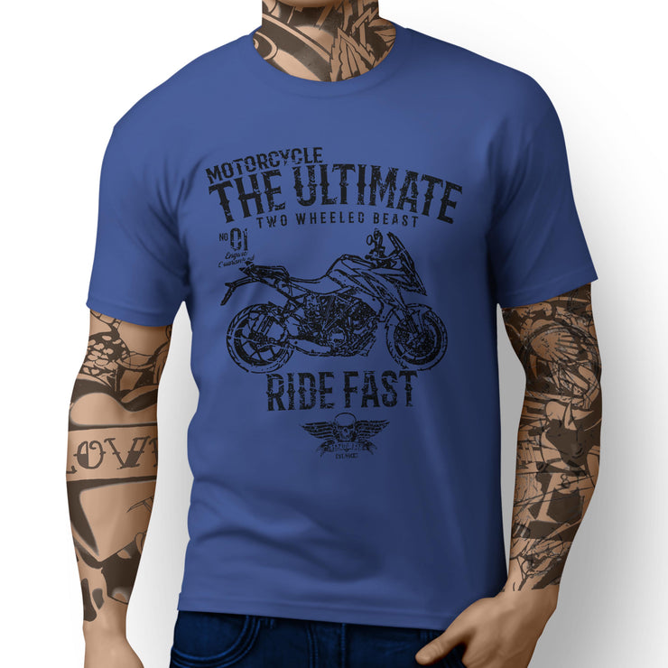 JL Ultimate illustration for a KTM Super Duke GT Motorbike fan T-shirt
