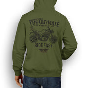 JL Ultimate Illustration For A Triumph Speed Triple Motorbike Fan Hoodie