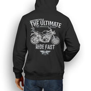 JL Ultimate Illustration For A Triumph Speed Triple Motorbike Fan Hoodie