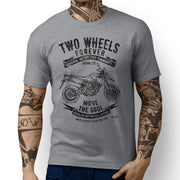 JL Soul Illustration for a Aprilia Dorsoduro 750 Motorbike fan T-shirt - Jaxon lee