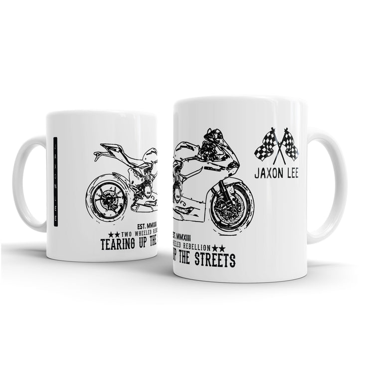 JL Illustration For A Ducati 1199 Panigale S Motorbike Fan – Gift Mug