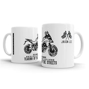 JL Illustration For A Ducati Multistrada 950 Motorbike Fan – Gift Mug