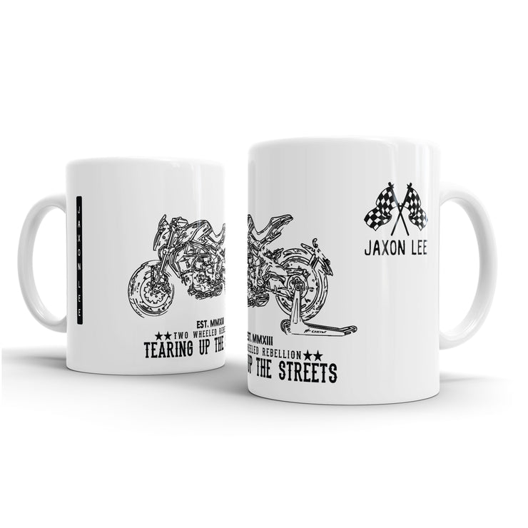 JL Illustration For A MV Agusta Dragster 800RC 2017 Motorbike Fan – Gift Mug