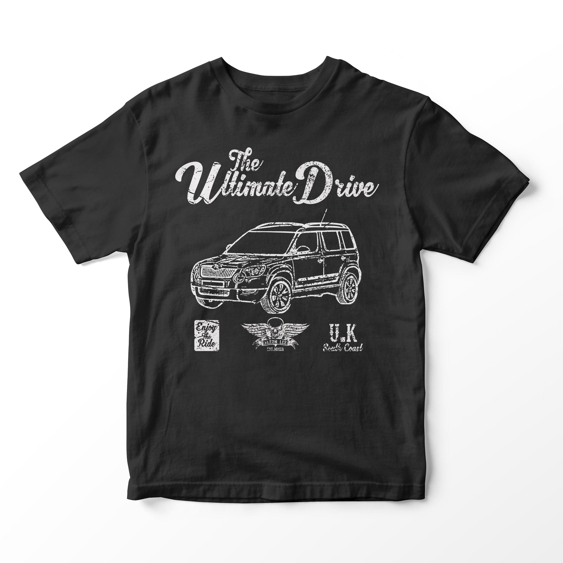 JL Ultimate Illustration for a Skoda Yeti Motorcar fan T shirt JAXON LEE