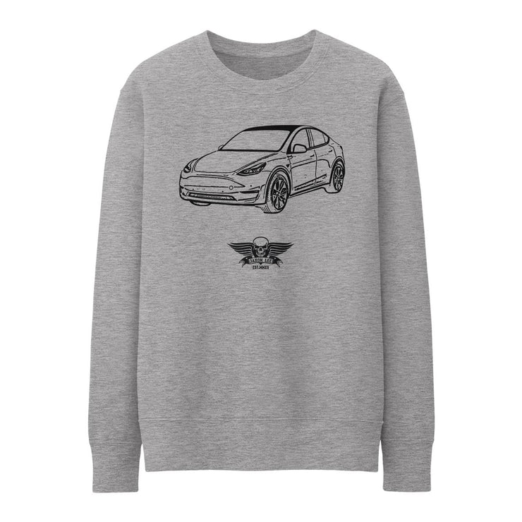 JL Basic Illustration for a Tesla Model Y Motorcar fan Jumper