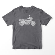 JL Illustration For A Triumph Bonneville Newchurch Motorbike Fan T-shirt