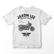 JL Ride Illustration for a Triumph Bonneville Newchurch Motorbike fan T-shirt