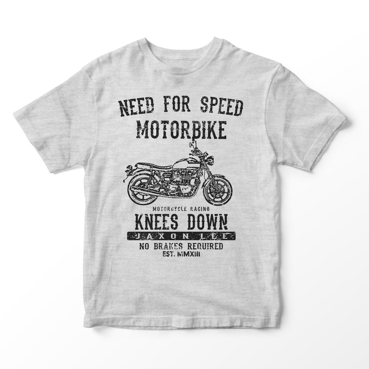 JL Speed Illustration for a Triumph Bonneville Newchurch Motorbike fan T-shirt