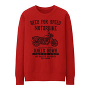 JL Speed Illustration for a Triumph Bonneville Newchurch Motorbike fan Jumper