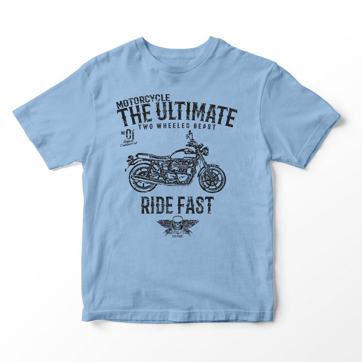 JL Ultimate Illustration for a Triumph Bonneville Newchurch Motorbike fan T-shirt