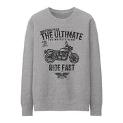 JL Ultimate Illustration for a Triumph Bonneville Newchurch Motorbike fan Jumper