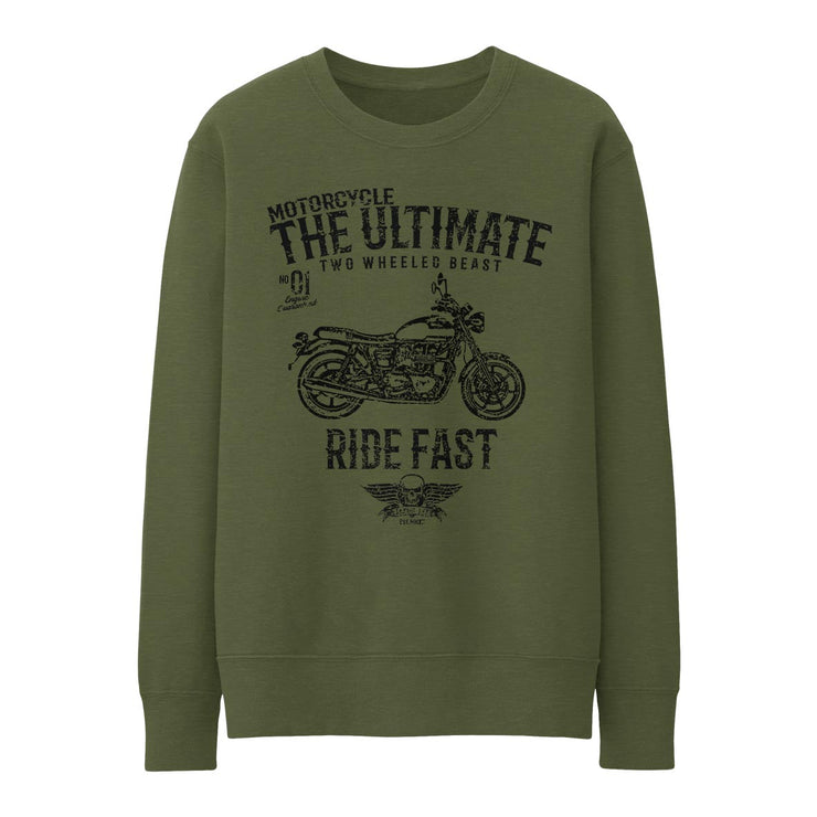 JL Ultimate Illustration for a Triumph Bonneville Newchurch Motorbike fan Jumper