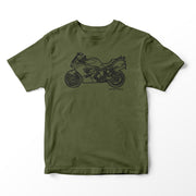 JL Illustration For A Triumph Sprint ST 1050 Motorbike Fan T-shirt