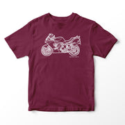 JL Illustration For A Triumph Sprint ST 1050 Motorbike Fan T-shirt