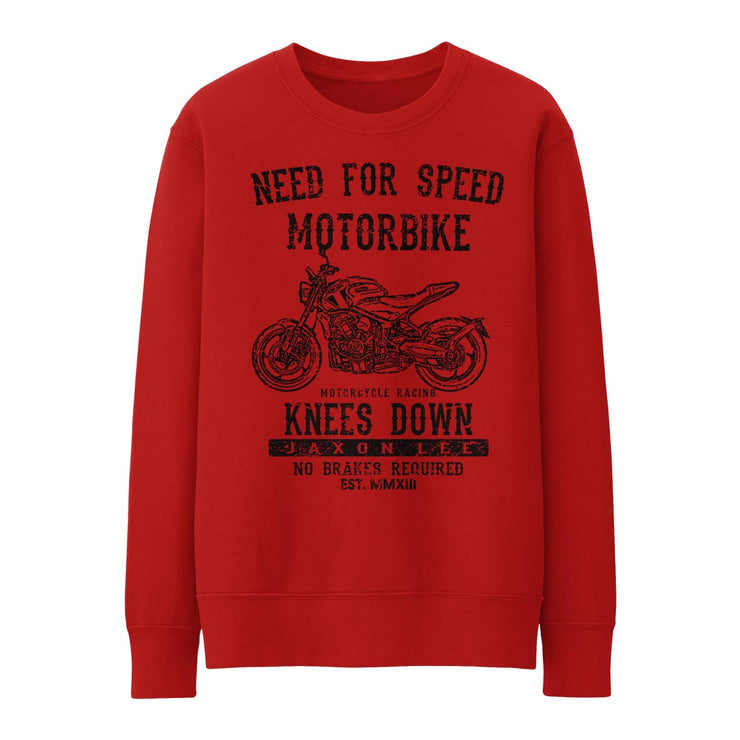 JL Speed Illustration for a Triumph Trident 660 Motorbike fan Jumper