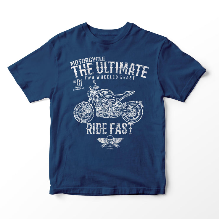 JL Ultimate Illustration for a Triumph Trident 660 Motorbike fan T-shirt