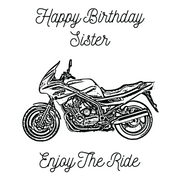 Jaxon Lee - Birthday Card for a Yamaha XJ900S Diversion Motorbike fan