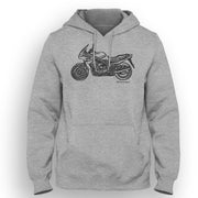 JL Illustration For A Yamaha XJ900S Diversion Motorbike Fan Hoodie