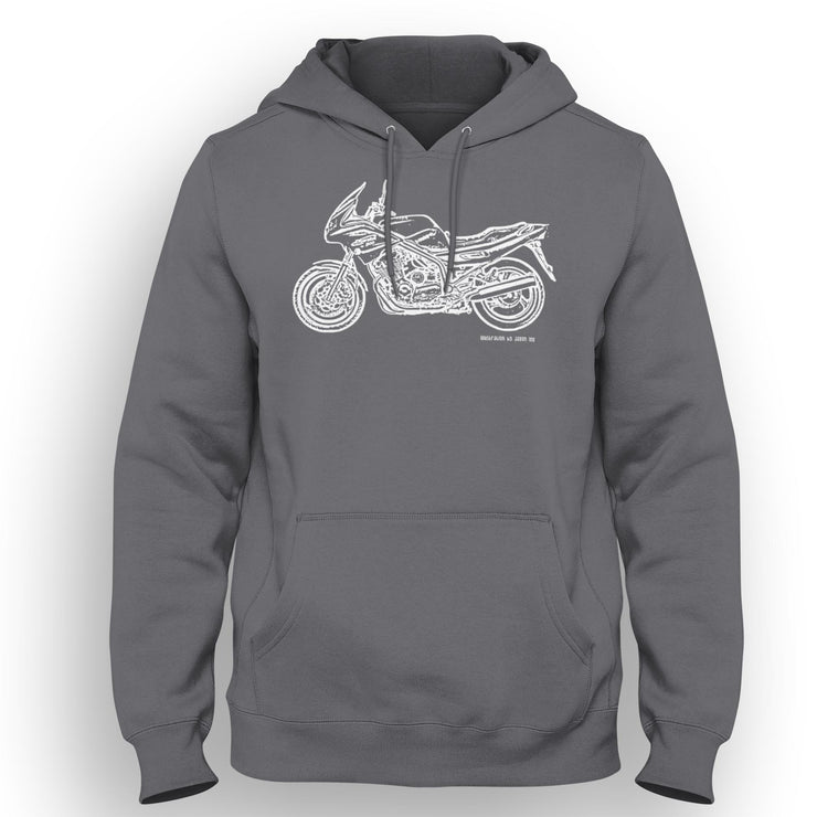 JL Illustration For A Yamaha XJ900S Diversion Motorbike Fan Hoodie